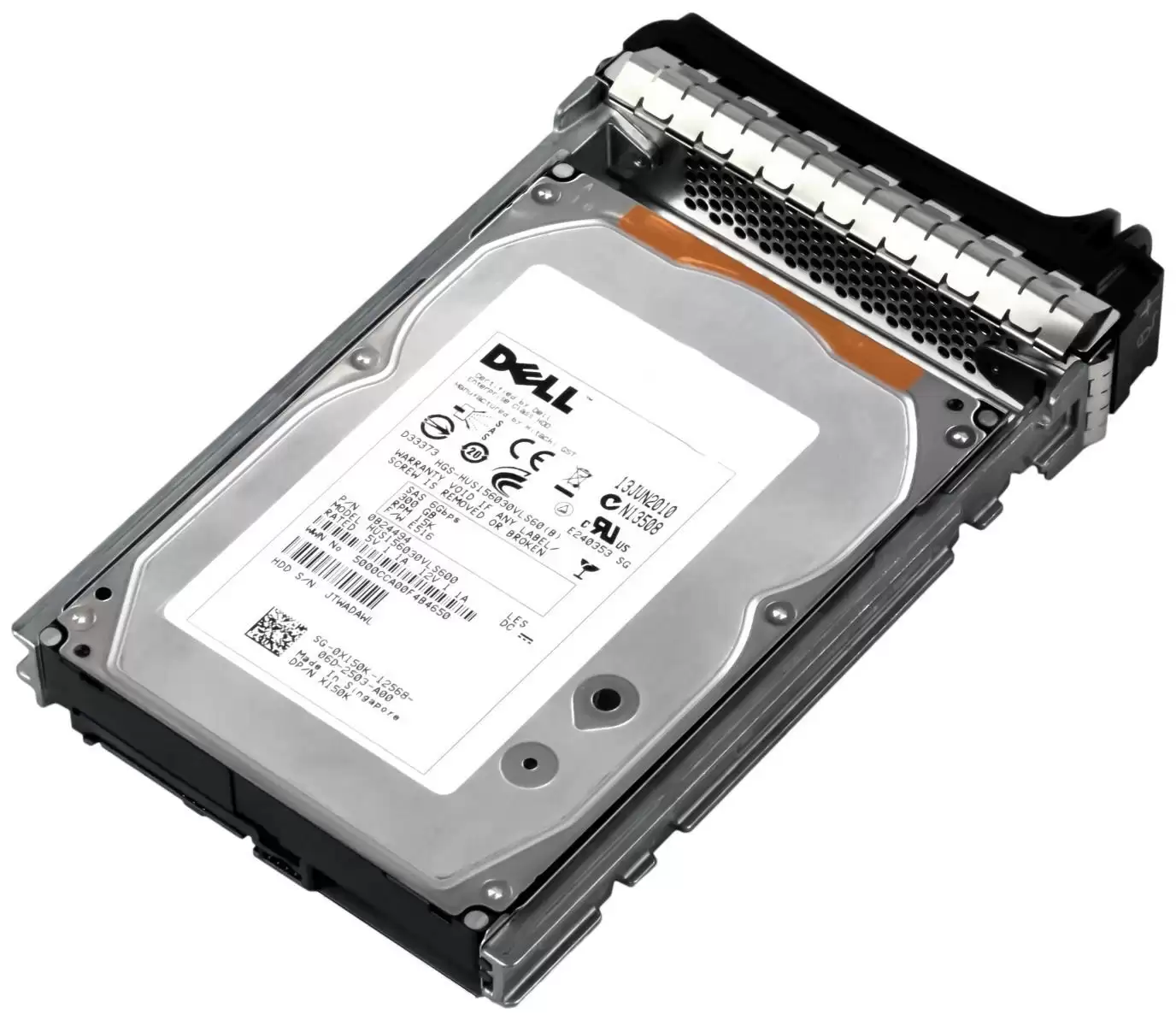 Dell X150K 300GB 15000RPM SAS 6Gb/s 3.5inch Internal Hard Drive with Tray