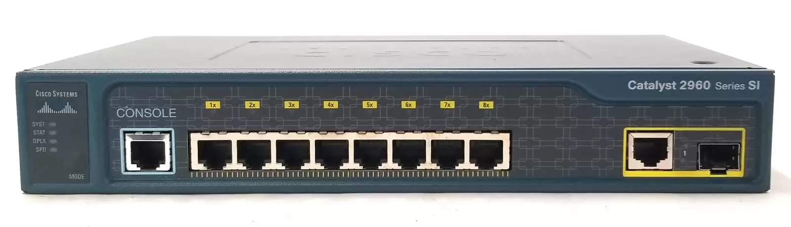 Cisco WS-C2960-8TC-S Catalyst 2960 8-Ports 1GbE RJ-45 Managed Rack Mountbale Layer 2 Network Switch