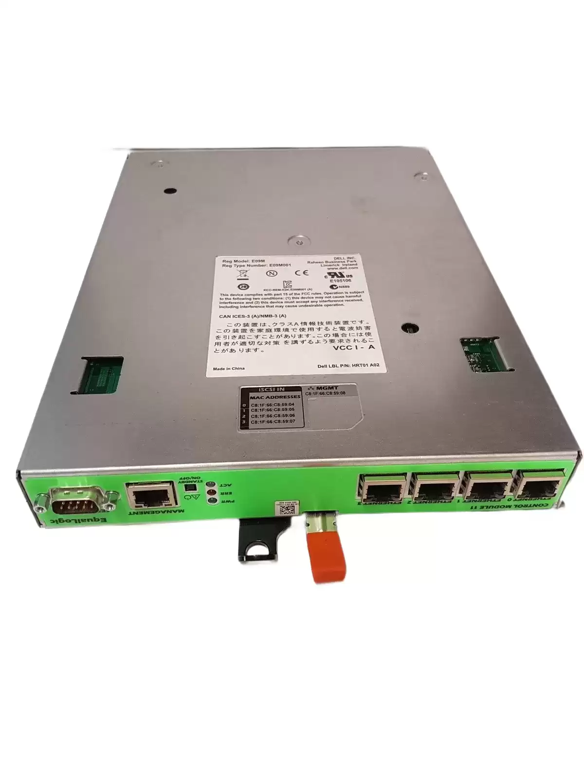 Dell W25F7 EqualLogic Type 11 Controller Module For PS6100 PS6100E