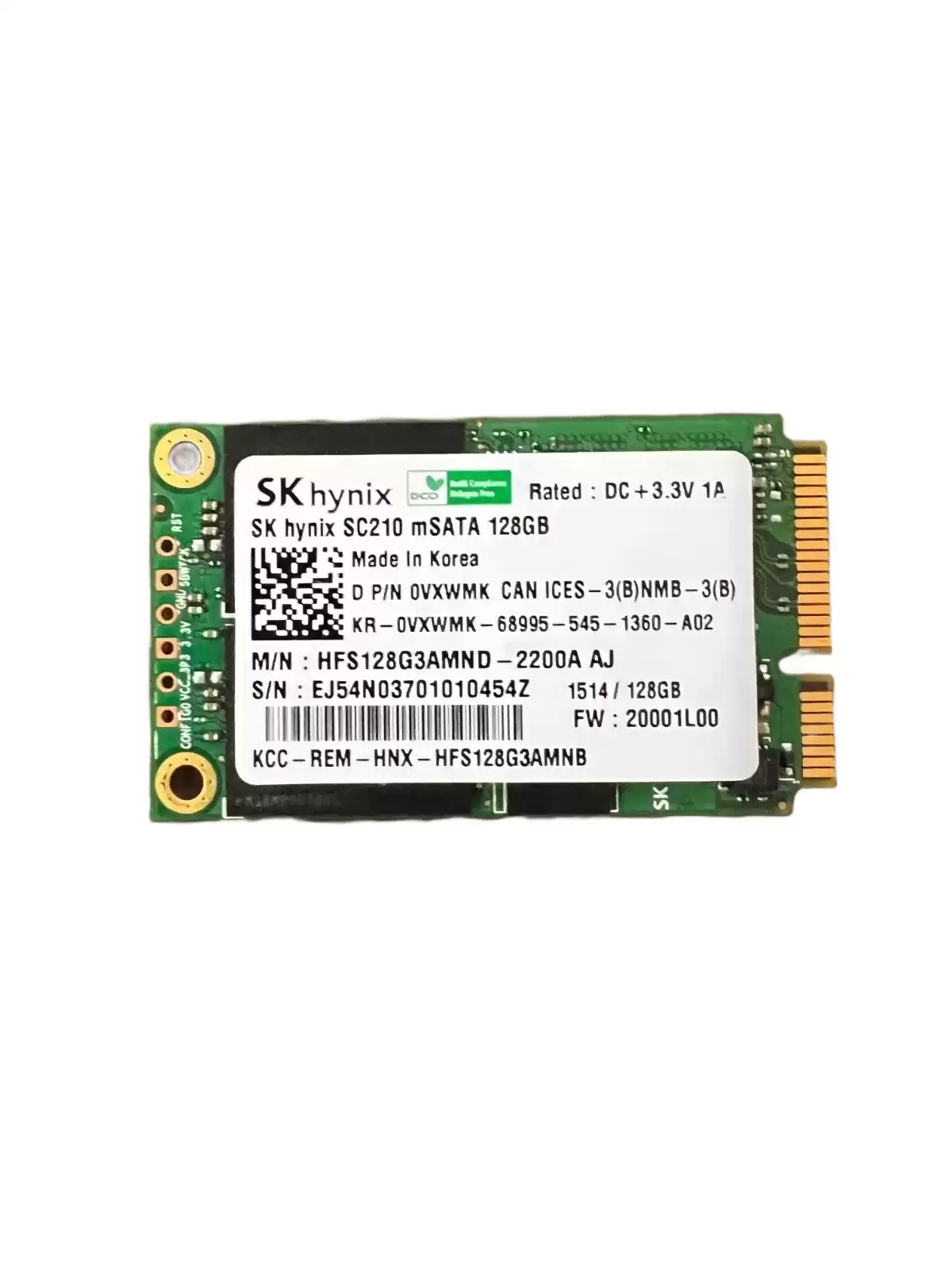 Dell VXWMK 128GB SATA 6Gb/s 1.8-inch Solid State Drive
