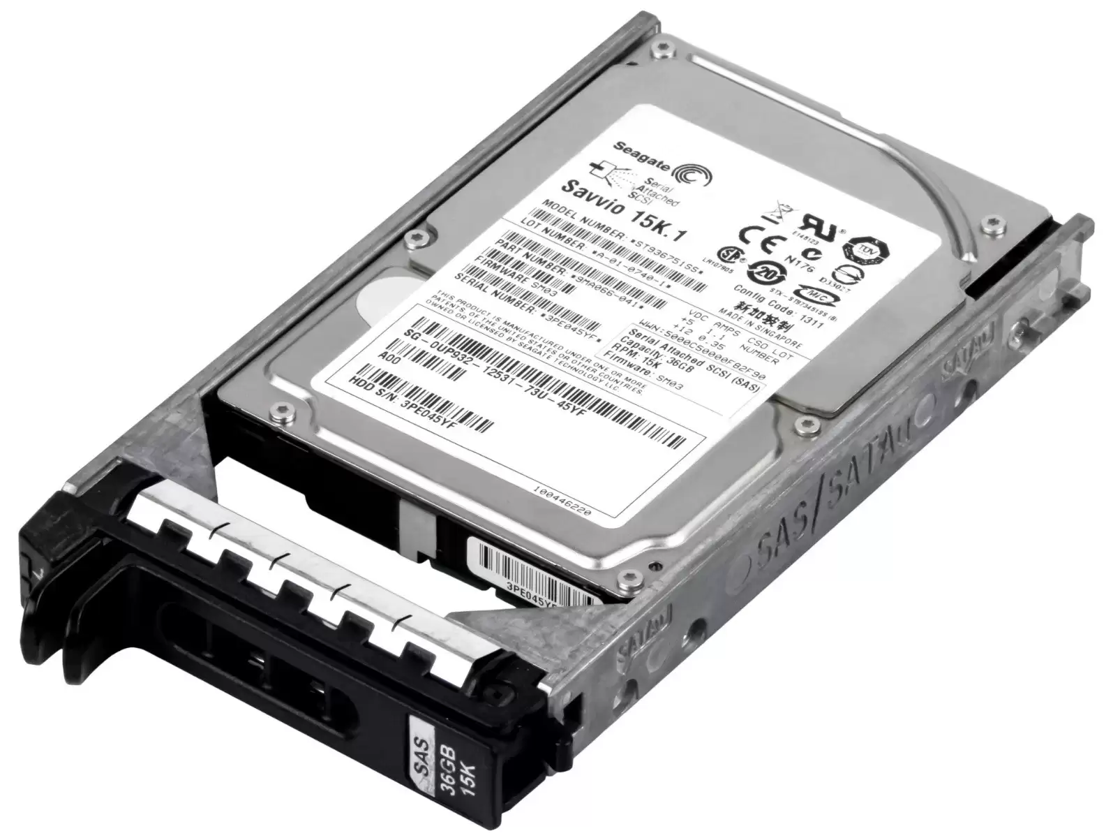 Dell UP932 Enterprise Class 36.7GB SAS 3Gb/s 15000RPM 16MB Cache 2.5-inch Internal Hard Drive