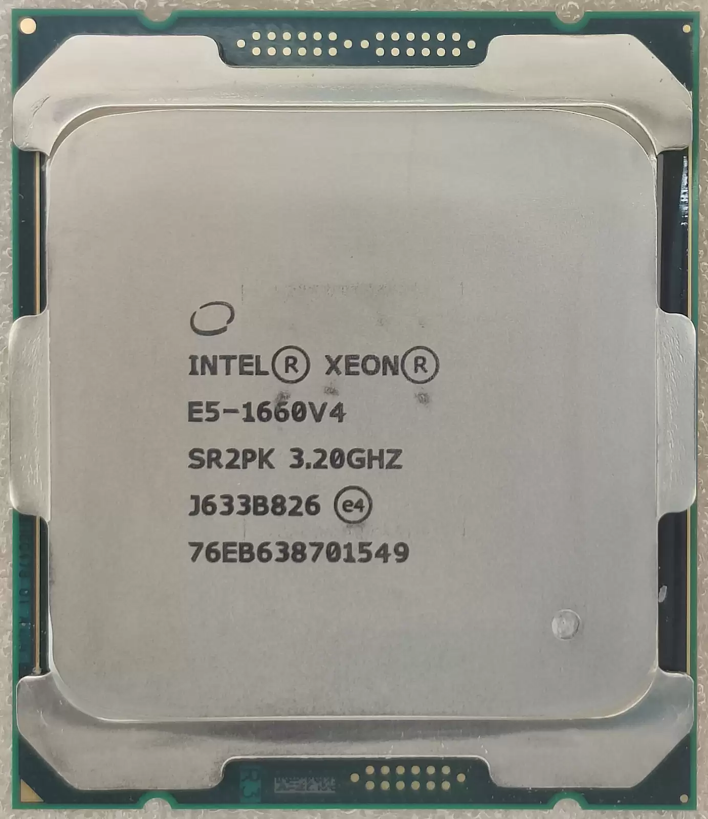 Intel SR2PK Xeon E5-1660 V4 8-Core 3.20GHz 5GT/s 20MB L3 Cache Socket LGA2011 Processor