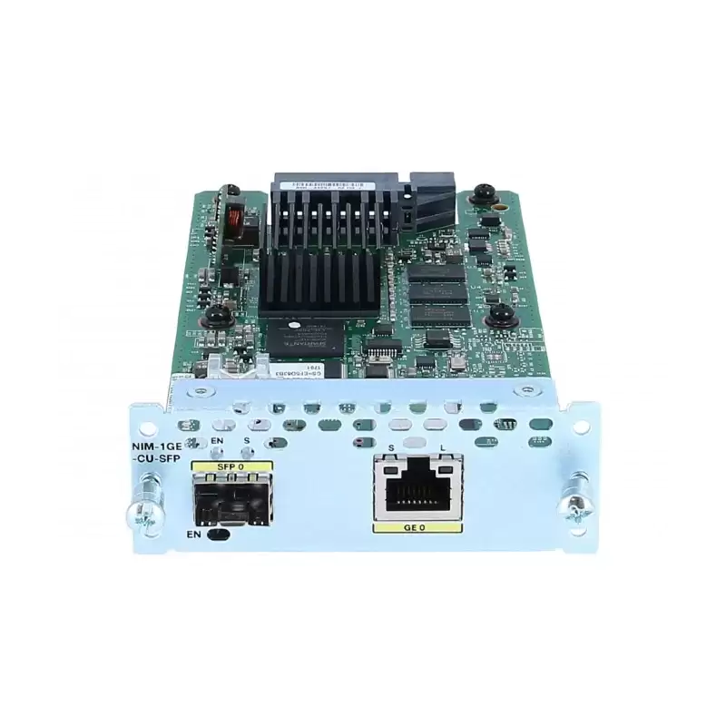 Cisco NIM-1GE-CU-SFP 1-Port 1GbE Ethernet and 1-Port SFP Network Module for ISR 4000 Series