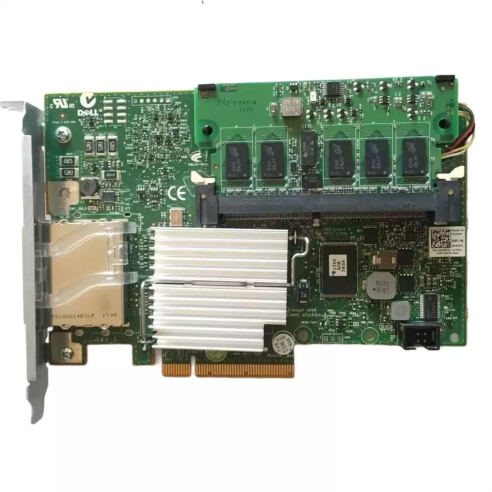Dell NCHRW PERC H800 Dual Port SAS 6GbE 512MB PCI-Express 2.0 x8 SAS RAID Controller for for PowerVault MD1200