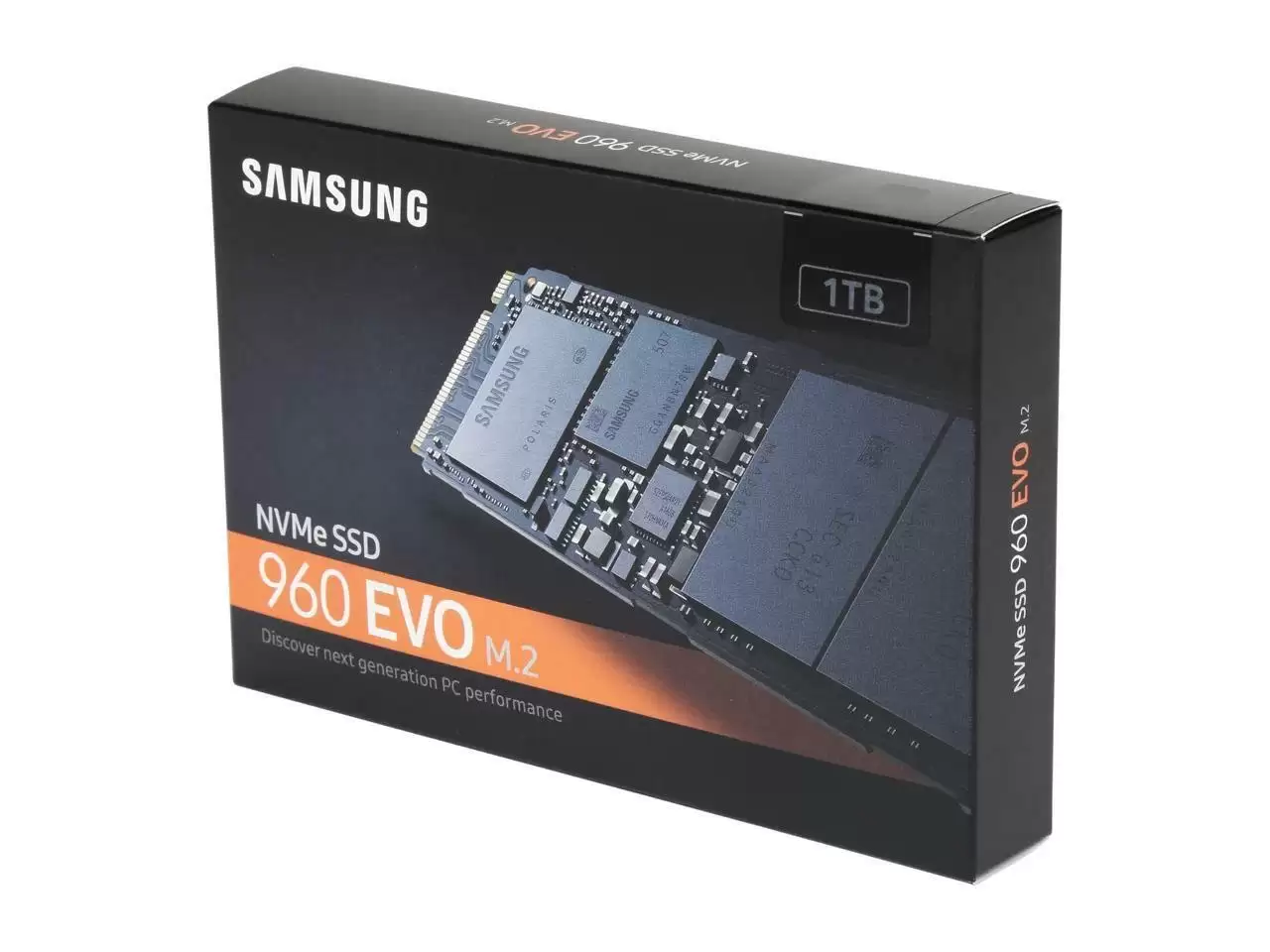 Samsung MZ-V6E1T0 960 EVO 1TB PCI-Express 3.0 x4 NVME TLC AES-256 TCG Opal 2.0 M.2 2280 Solid State Drive