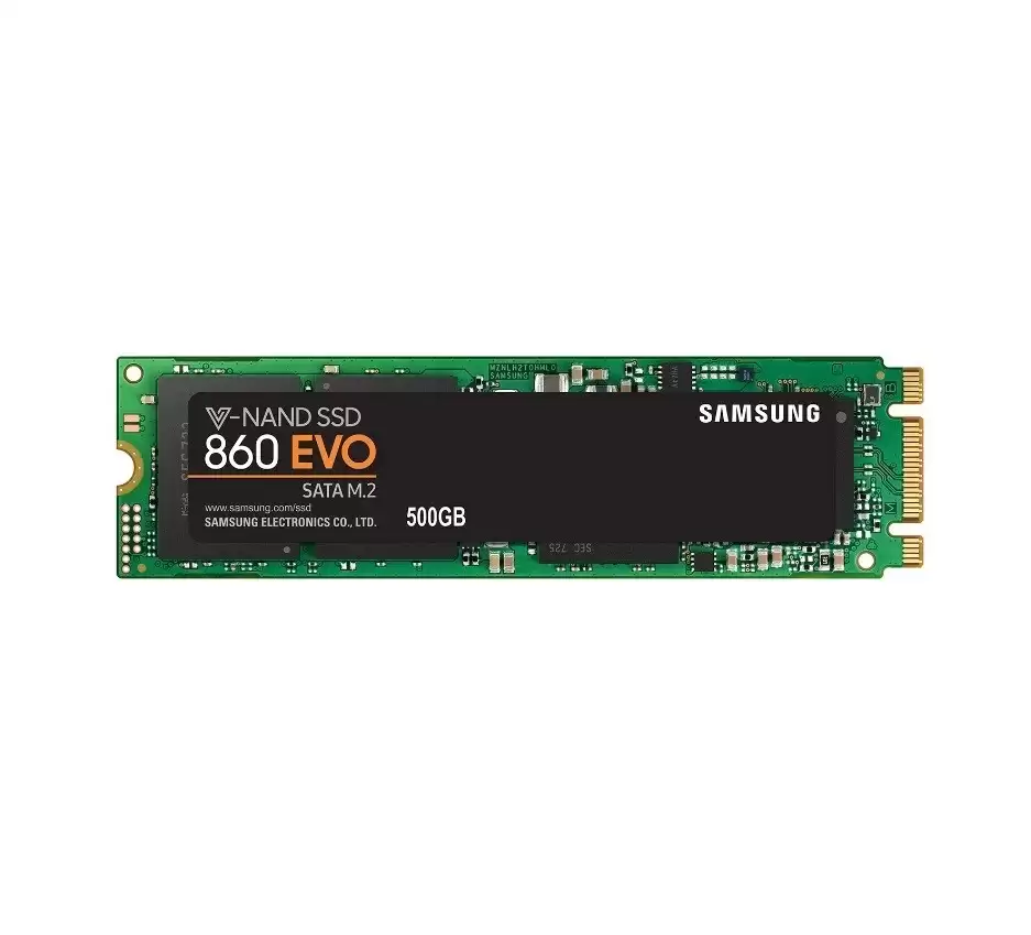 Samsung MZ-N6E500 860 Evo 500GB SATA 6Gb/s 3D NAND TLC AES-256 TCG Opal 2.0 M.2 2280 Solid State Drive