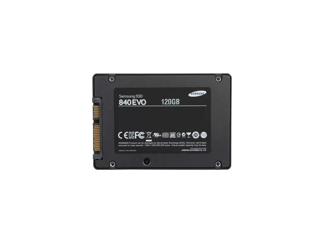 Samsung MZ-7TE120BW 840 EVO 120GB SATA 6Gb/s TLC AES-256 2.5-inch Solid State Drive