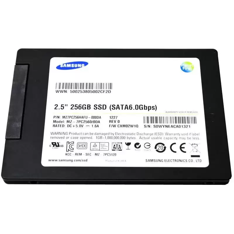Samsung MZ7PC256HAFU 830 Series 256GB SATA 6Gb/s MLC 2.5-inch Solid State Drive