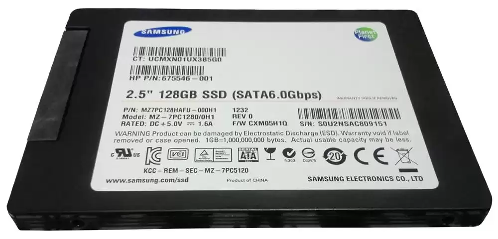 Samsung MZ7PC128HBFU 830 Series 128GB SATA 6Gb/s MLC 2.5-inch Solid State Drive