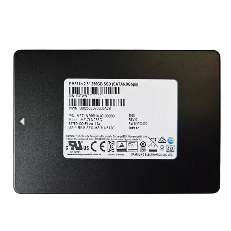 Samsung MZ-7LN512C PM871b Series 512GB SATA 6Gb/s TLC 2.5-inch Solid State Drive