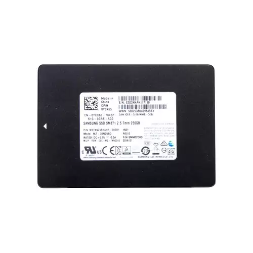 Samsung MZ-7KN256D SM871 256GB SATA 6Gb/s MLC 2.5-inch Solid State Drive