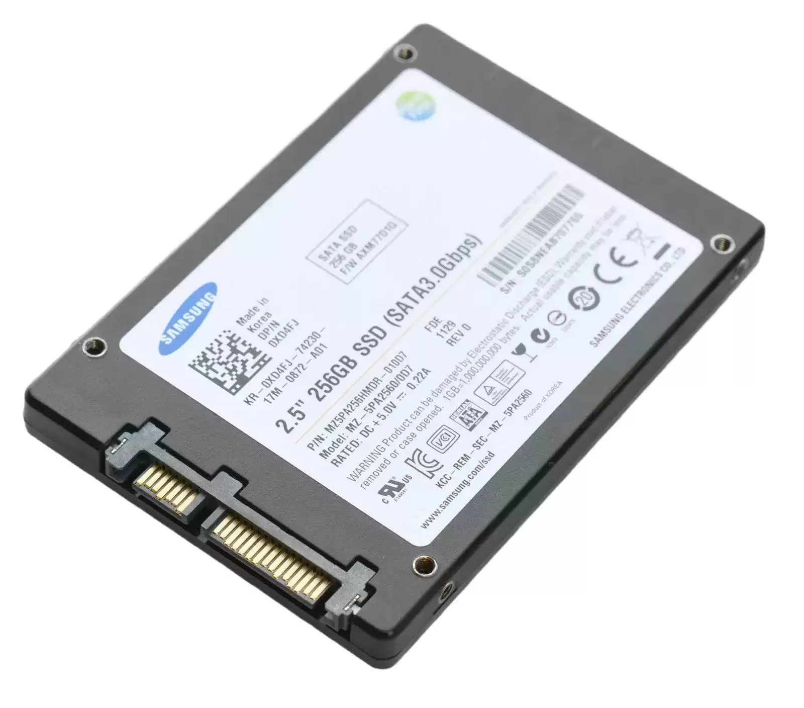 Samsung MZ5PA256HMDR 470 Series 256GB SATA 3Gb/s MLC 2.5-inch Solid State Drive