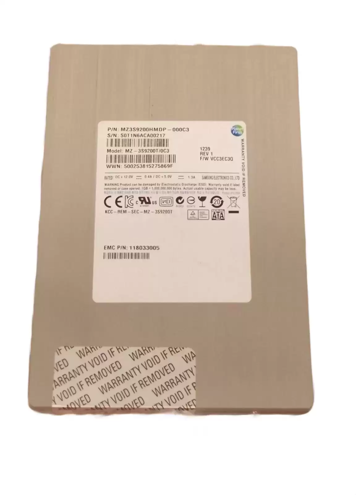 Samsung MZ3S9200HMDP 200GB SAS 6Gb/s 3.5-inch Solid State Drive