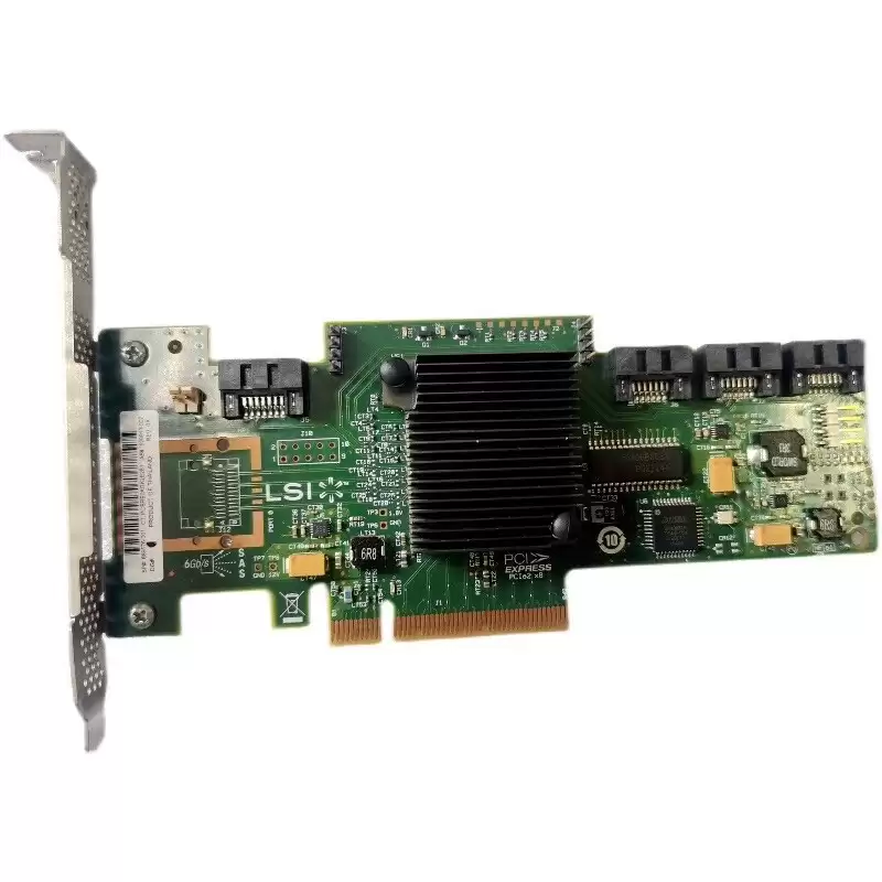 LSI LSI00305 Logic MegaRAID Quad Ports SATA/SAS 6GbE PCI-Express 2.0 x8 Low Profile RAID Controller