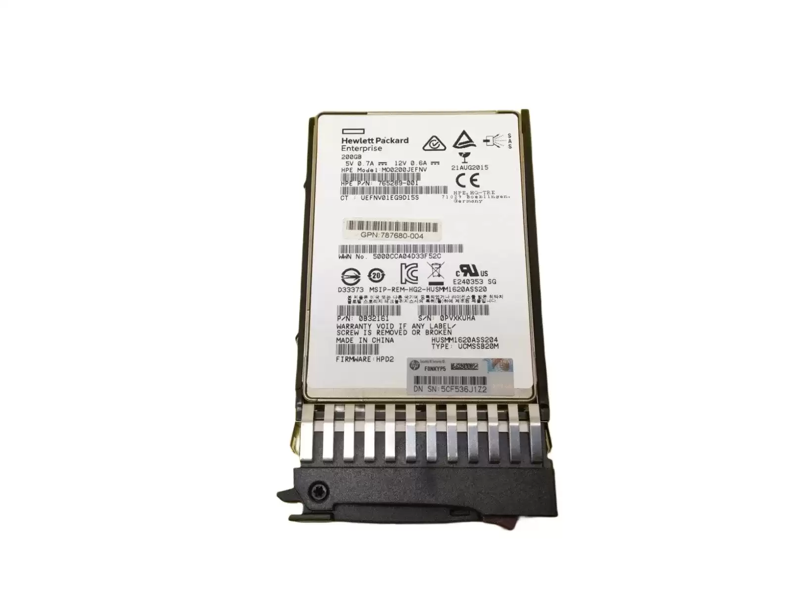 HPE K2Q45A M6710 100GB SAS 6Gb/s 2.5-inch Solid State Drive For 3PAR 7000