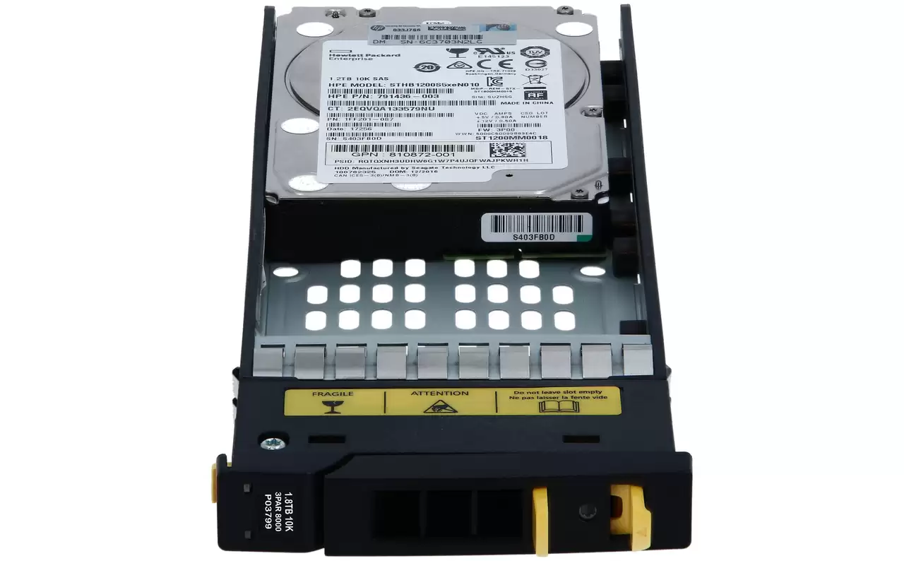 HPE K2P94B 1.8TB SAS 12Gb/s 10000RPM 2.5inch Internal Hard Drive
