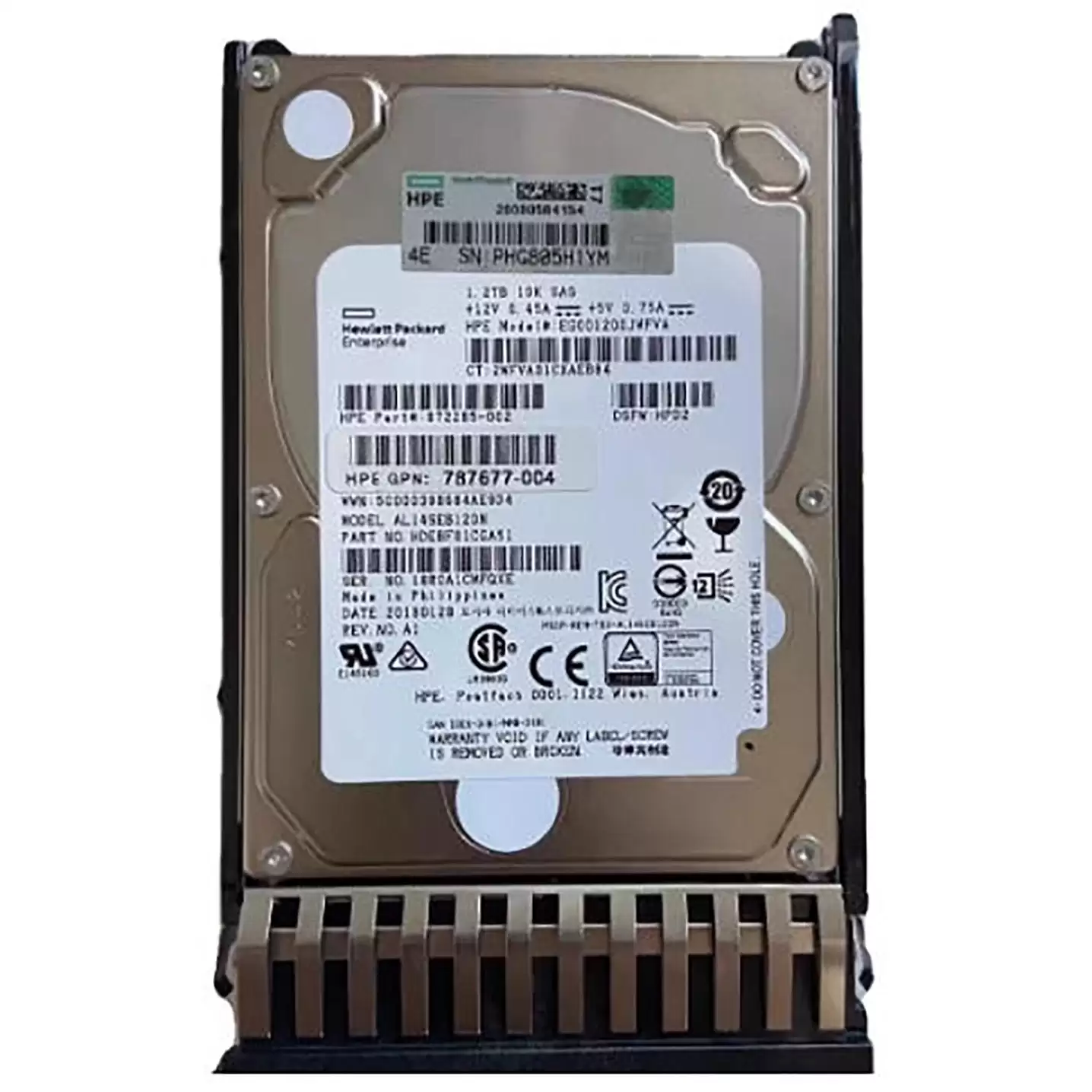 HPE J9F48A 1.2TB SAS 12Gb/s 10000RPM 2.5inch Internal Hard Drive