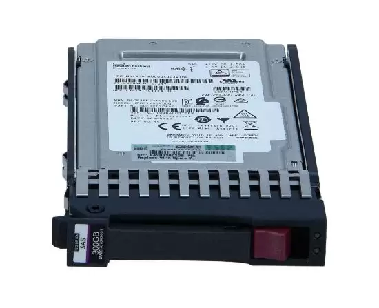 HPE J9F44A 300GB SAS 12Gb/s Dual Port Hot Swap 10000RPM 2.5-inch Internal Hard Drive with Tray