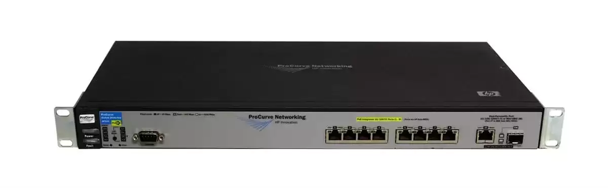 HPE J8762A ProCurve 2600 8-Ports 1GbE RJ-45 Managed Rack Mountbale Layer 3 Stackable Switch with 1-Ports SFP