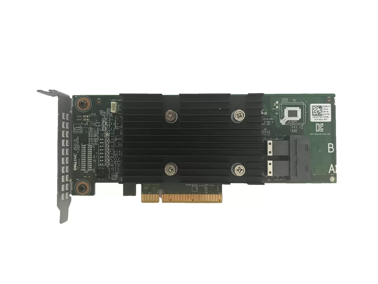 Dell J7TNV PERC H330 8-Ports SATA 6GbE SAS 12GbE PCI-Express 4.0 x8 Low Profile Host Bus Adapter
