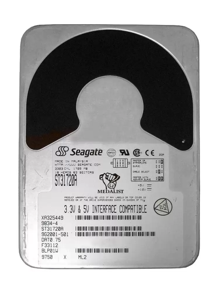 HPE D2949A 1.08GB 4500RPM ATA/IDE 3.5inch Internal Hard Drive