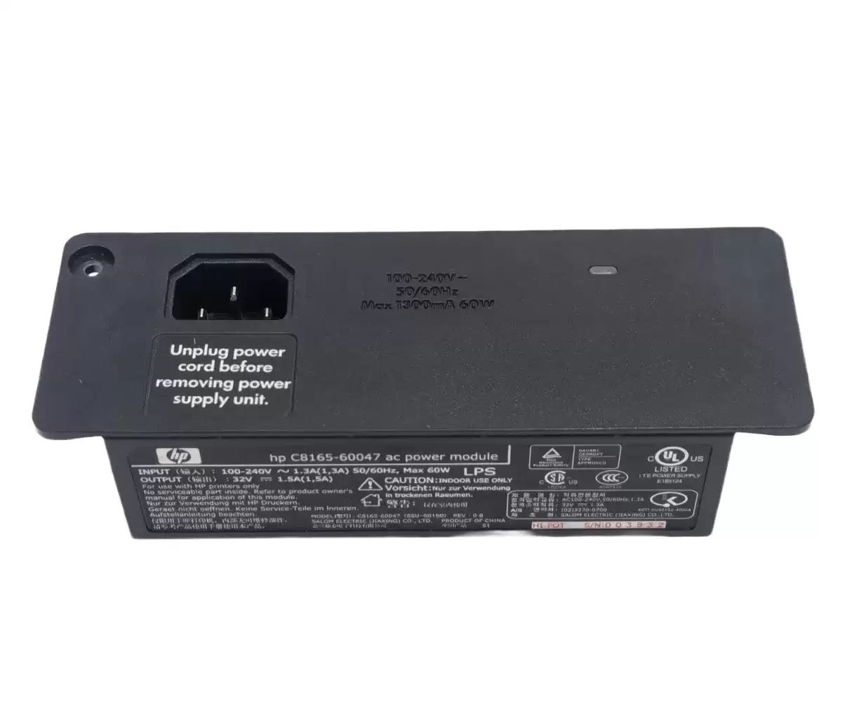 HPE C8165-60047 60-Watts Power Supply for DeskJet 9800
