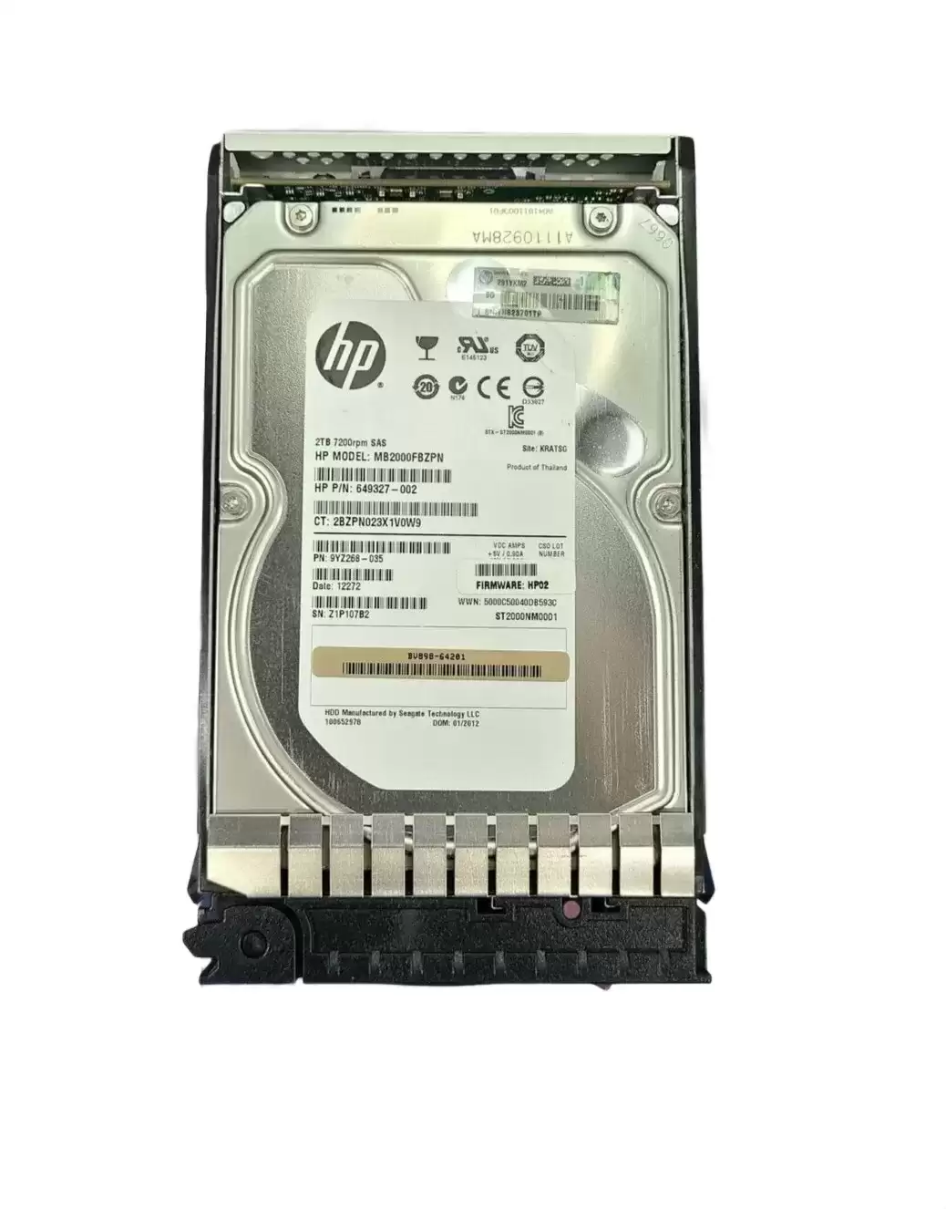 HPE BV898A 2TB Fibre Channel ATA 4Gb/s 7200RPM 3.5-inch Internal Hard Drive for StorageWorks EVA M6412A