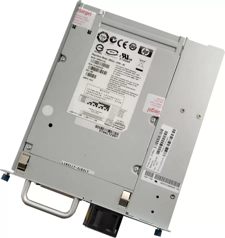 HPE AT896A 800GB (Native) / 1.60TB (Compressed) LTO-4 SCSI Half Height Internal Tape Drive