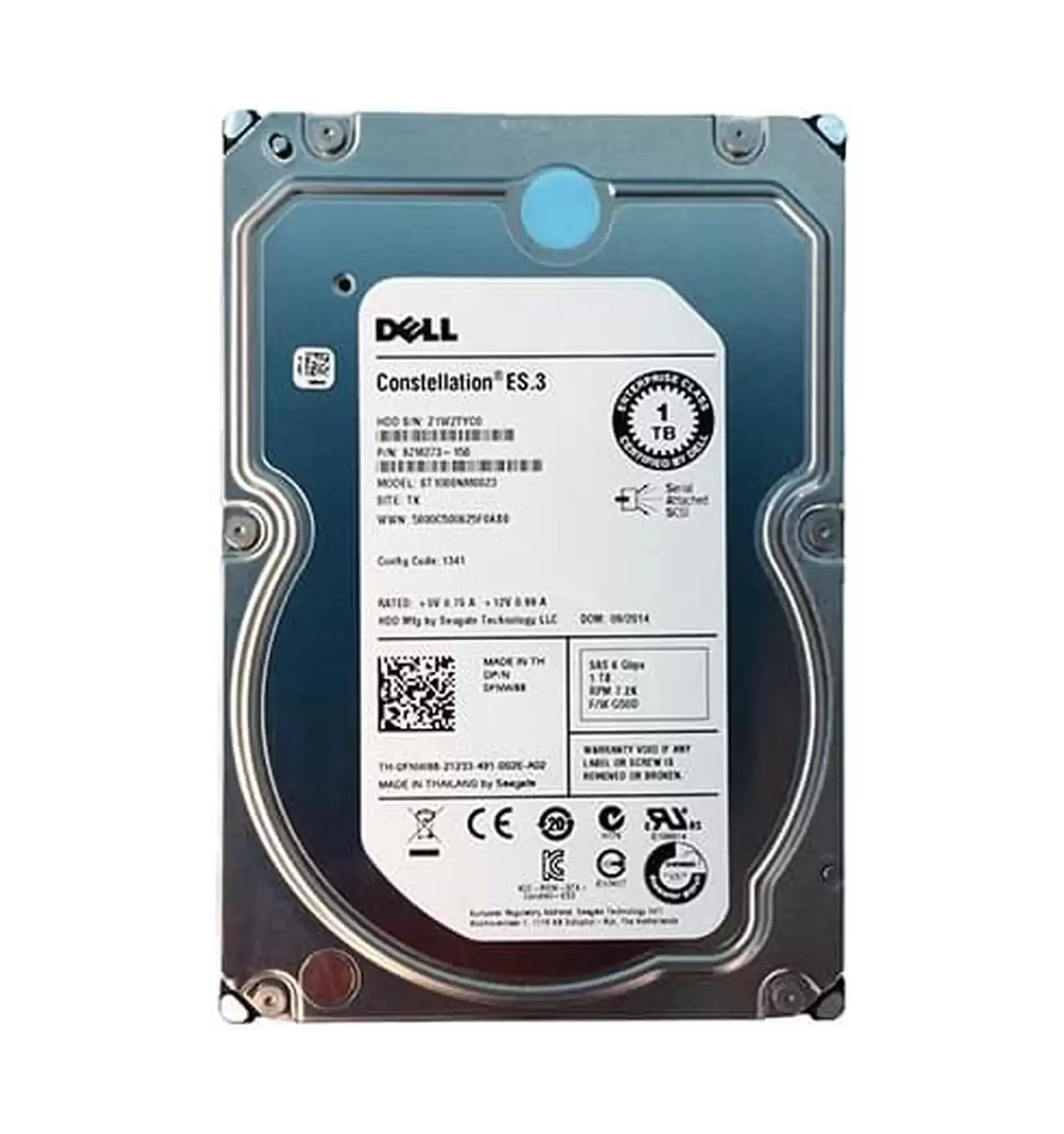 Seagate 9ZM273-150 Constellation ES.3 1TB SAS 6Gb/s 7200RPM 128MB Cache 3.5-inch Internal Hard Drive