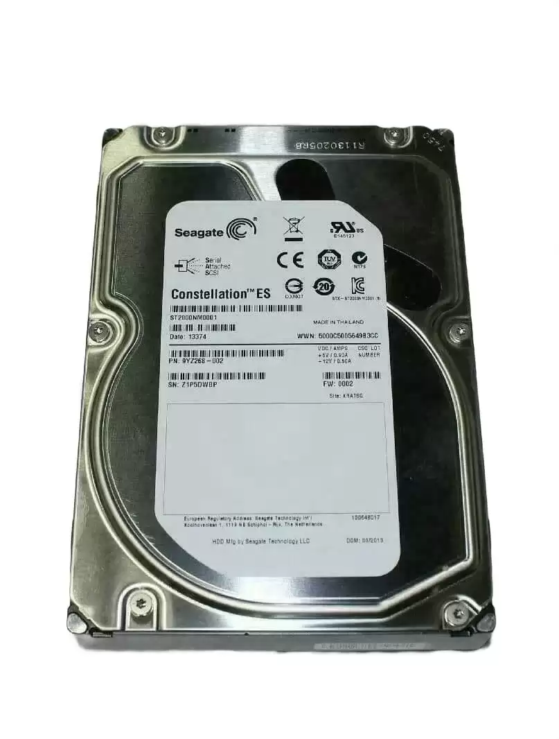 Seagate 9YZ268-002 Constellation ES 2TB SAS 6Gb/s 7200RPM 64MB Cache 3.5-inch Internal Hard Drive