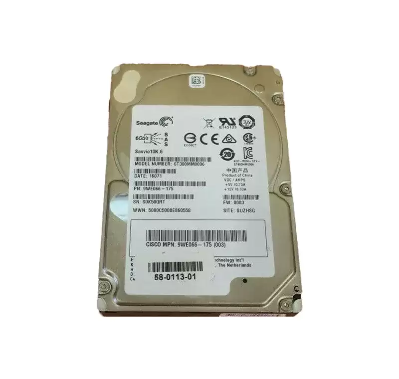 Seagate 9WE066-175 Savvio 10K.6 300GB SAS 6Gb/s 10000RPM 64MB Cache 2.5-inch Internal Hard Drive