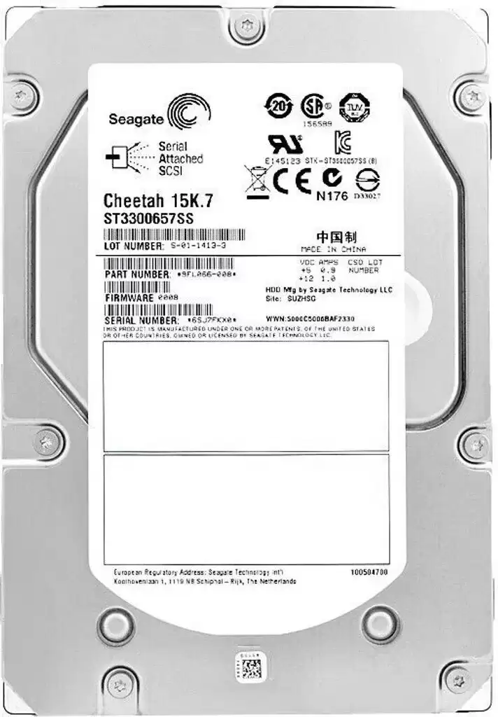 Seagate 9FL066-036 300GB SAS 6Gb/s 15000RPM 16MB Cache 3.5-inch Internal Hard Drive