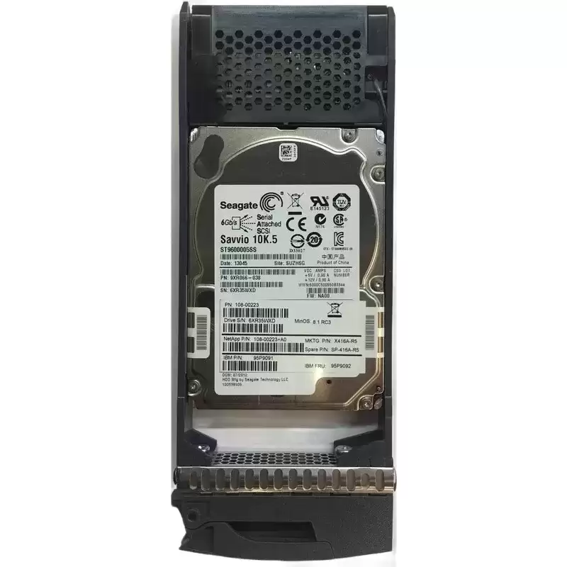 IBM 95P9092 600GB SAS 6Gb/s 10000RPM 2.5inch Internal Hard Drive with Tray