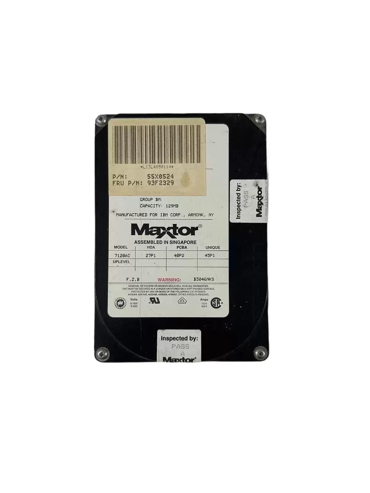 IBM 93F2329 129MB 3524RPM ATA/IDE 64KB Cache 3.5inch Internal Hard Drive