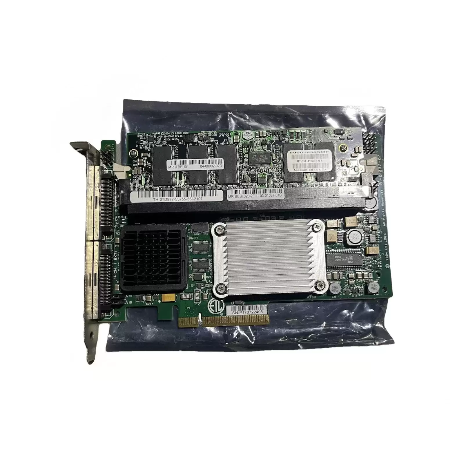 LSI 9260-8I MegaRAID 9260-8i 8 Ports SATA/SAS 6GbE PCI-Express 2.0 x8 Low Profile RAID Controller