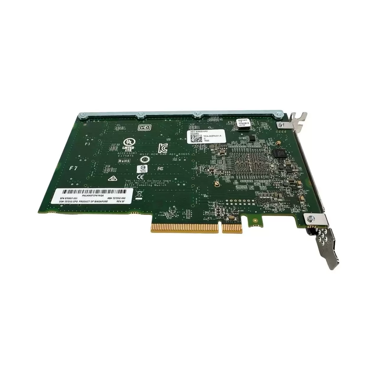 HPE 876907-001 9 Ports SATA 6GbE / SAS 12GbE PCI-Express 3.0 x8 Expander Card for ProLiant DL380 G10