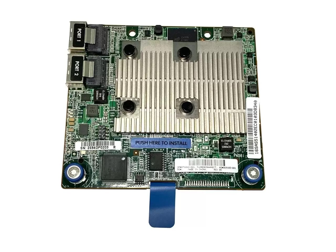 HPE 871040-001 Smart Array P408i-a SR G10 8 Ports SATA 6GbE / SAS 12GbE PCI-Express 3.0 x8 RAID Controller