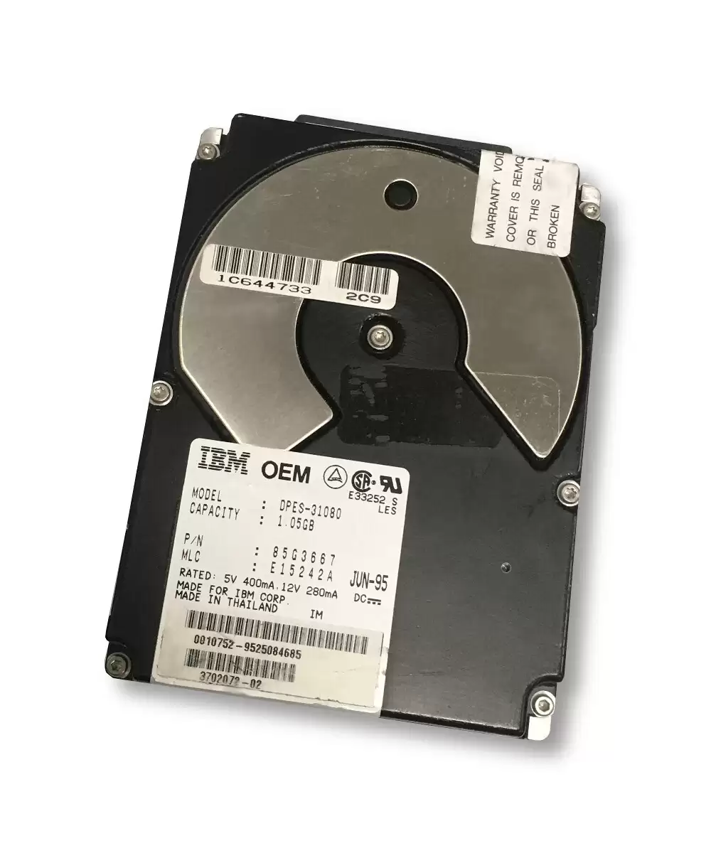 IBM 85G3667 Deskstar XP 1.05GB Fast SCSI 80-Pin 4000RPM 448KB Cache 3.5-inch Internal Hard Drive