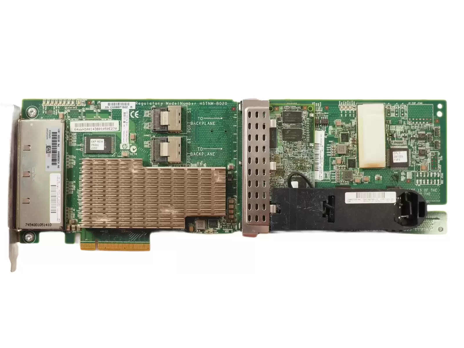 HPE 613270-001 Smart Array P812 Quad Ports SAS/SATA 6GbE PCI-Express x8 1GB FBWC RAID Controller Card
