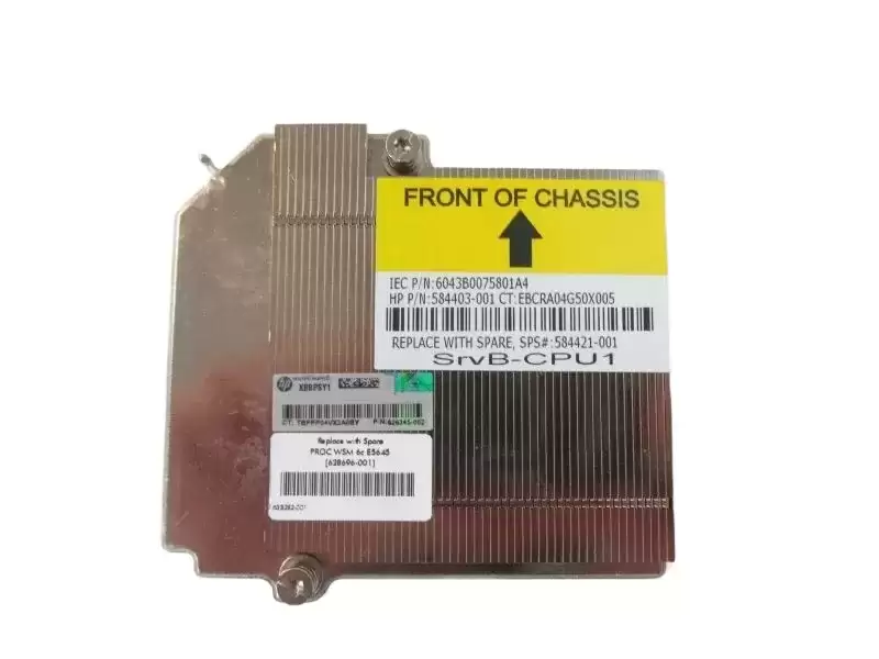 HPE 584421-001 Heatsink for ProLiant Bl2X220 G6g7