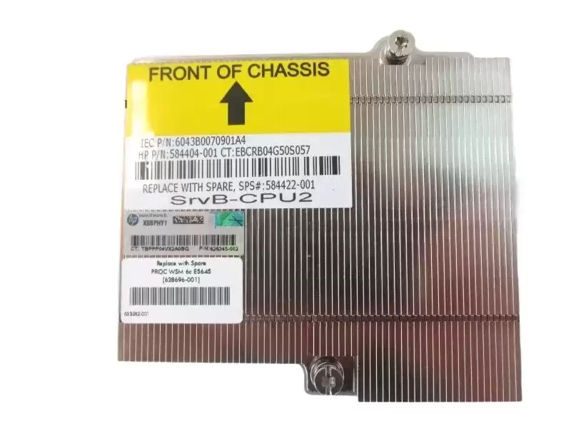HPE 584404-001 Heatsink for ProLiant BL2X22C G6 BL2X22C G7