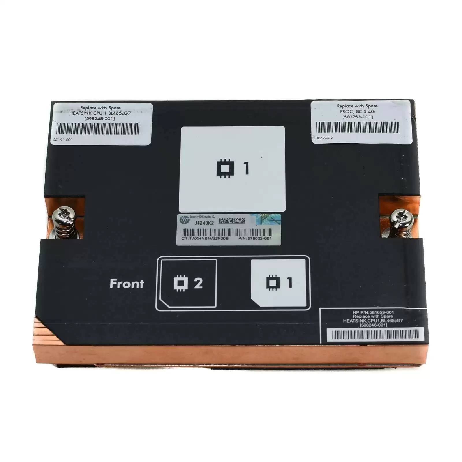 HPE 581659-001 Heatsink for ProLiant BL465C G7