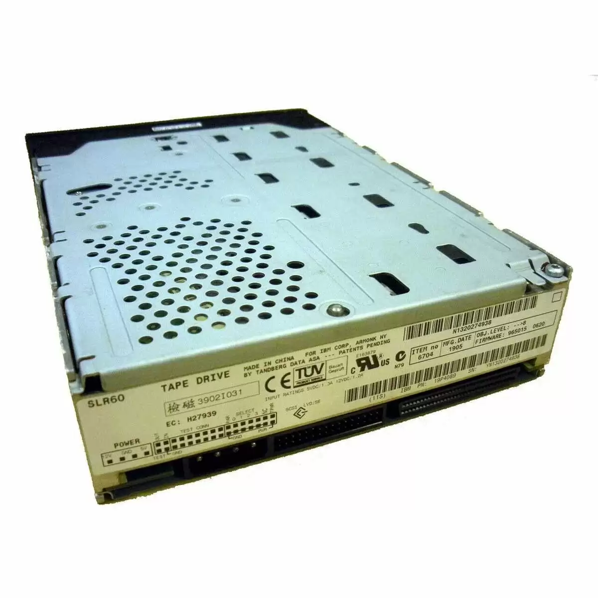 IBM 53P2385 SLR60 30GB (Native) / 60GB(Compressed) QIC SCSI Internal Tape Drive