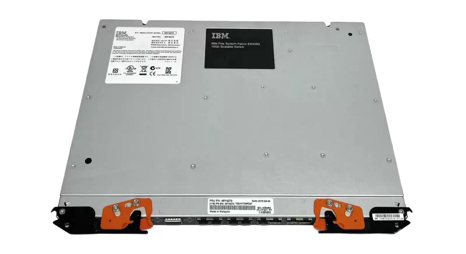 IBM 49Y4270 Flex System Fabric EN4093 12-Ports 10GbE SFP+ Managed Rack Mountable Layer 3 Scalable Switch with 2-Ports QSFP