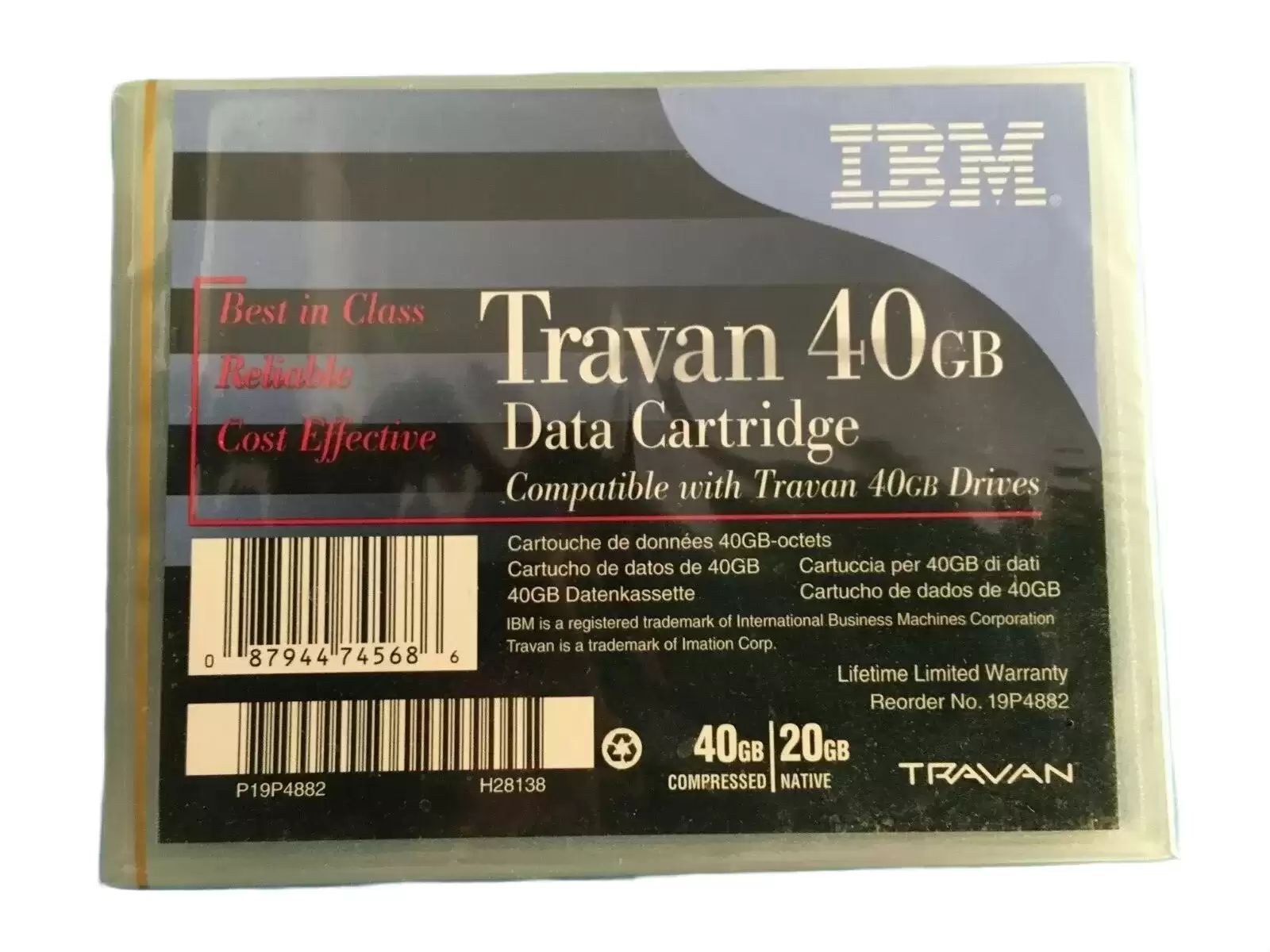 IBM 49P3204 Travan NS20 10GB (Native) / 20GB (Compressed) Tape Cartridge