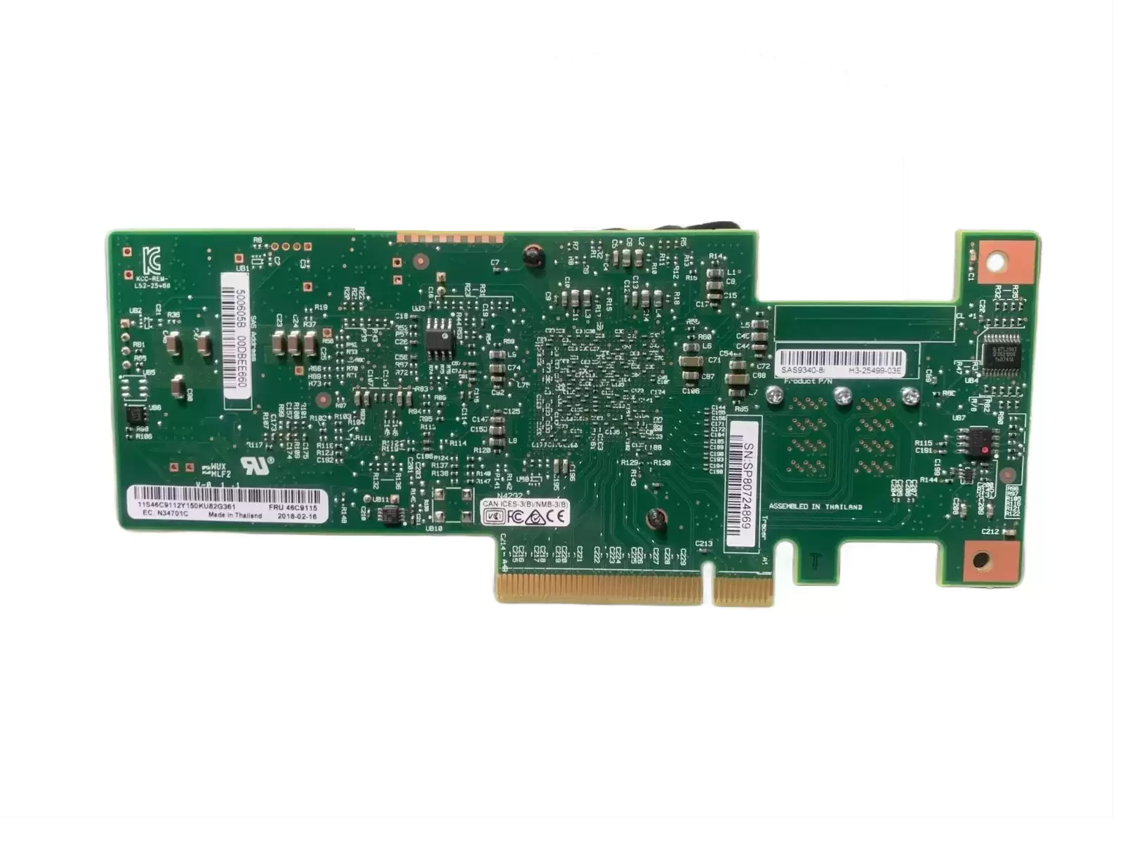 IBM 46C9114 ServeRAID M1215 12-Lanes SAS 12GbE / SATA 6GbE PCI-Express 3.0 x8 RAID Controller