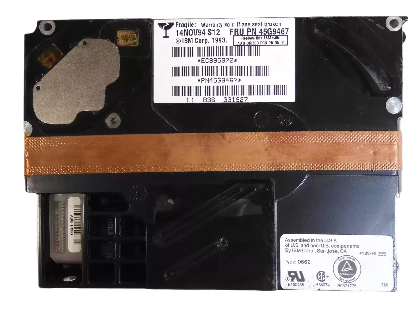 IBM 45G9467 1GB Fast SCSI 50-Pin 5400RPM 512KB Cache 3.5-inch Internal Hard Drive