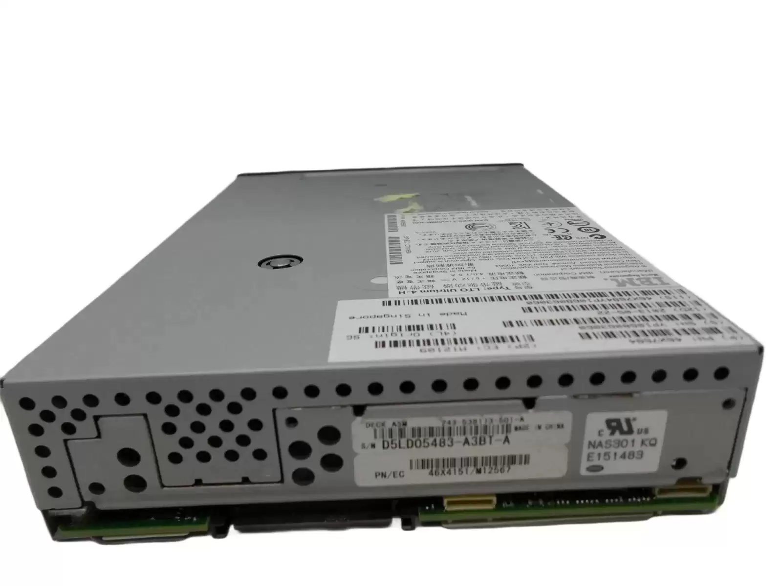 IBM 44E8895 800GB (Native) / 1.6TB (Compressed) LTO-5 SAS Half Height Internal Tape Drive