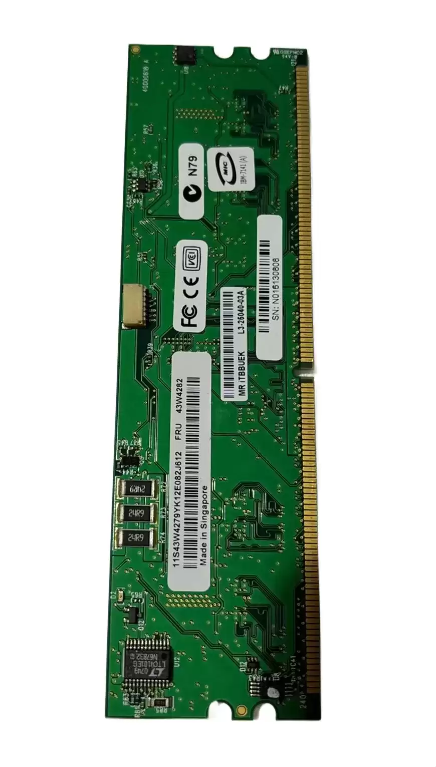 IBM 43W4282 ServeRAID MR10K Zero Channel SAS/SATA PCI-Express RAID Controller