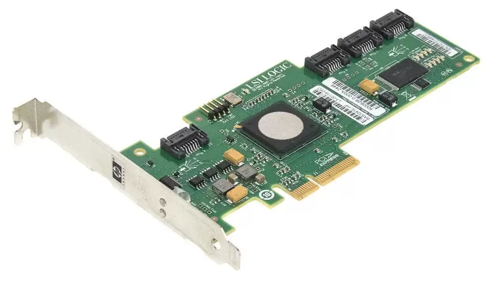 HPE 433906-001 LSI3041E Quad Ports SAS/SATA 3GbE PCI-Express x4 RAID Controller Card